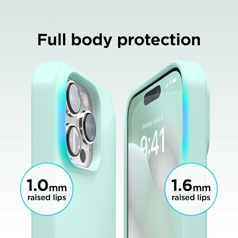 For iPhone X XS XR XS Max,iPhone 11 12 13 14 15 16 Case,Liquid Silicone Case,Full Body Protective Cover,Shockproof,Slim Phone Case