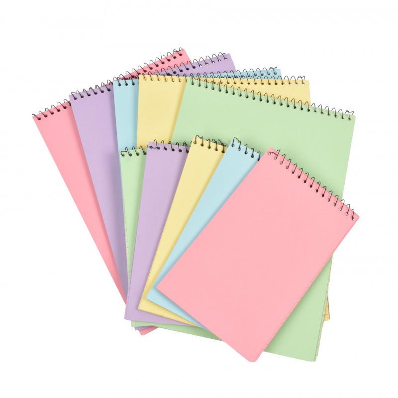 Spiral Notebook: Tear-off A5/A4, Lined Pages, Simple Cover, Ideal for Students & Office, American Style