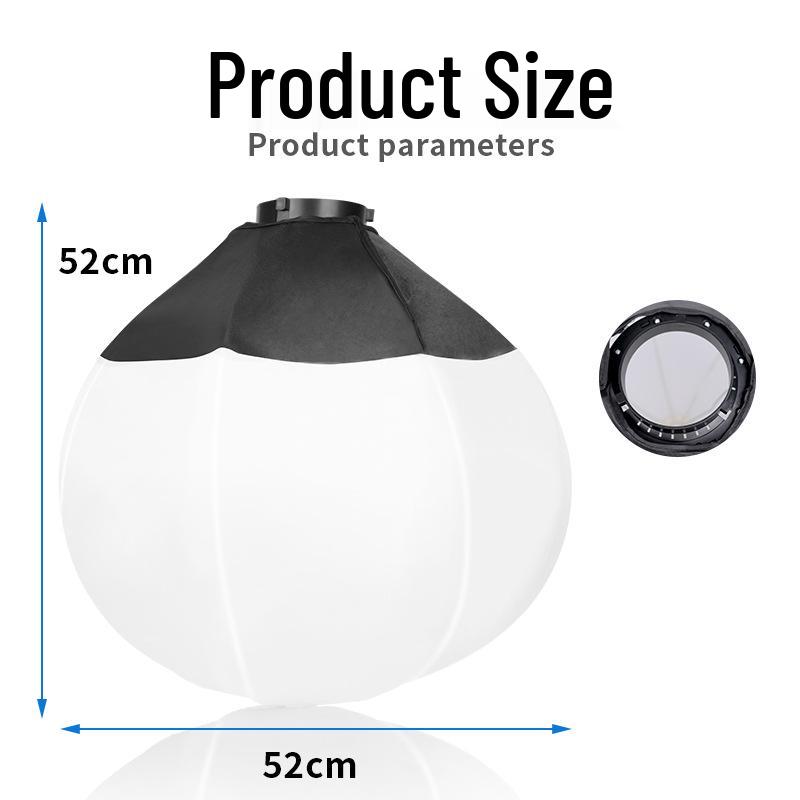 

Bowens Mount Spherical Softbox Lantern for Photography & Live Streaming
