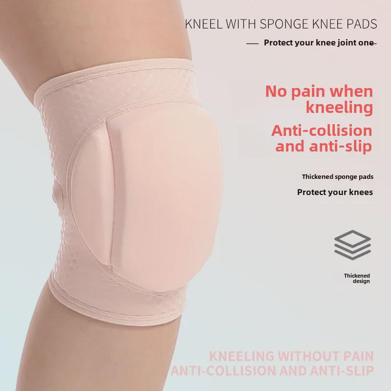 Pole Thickened Womens Professional Dance Sponge Knee Pads