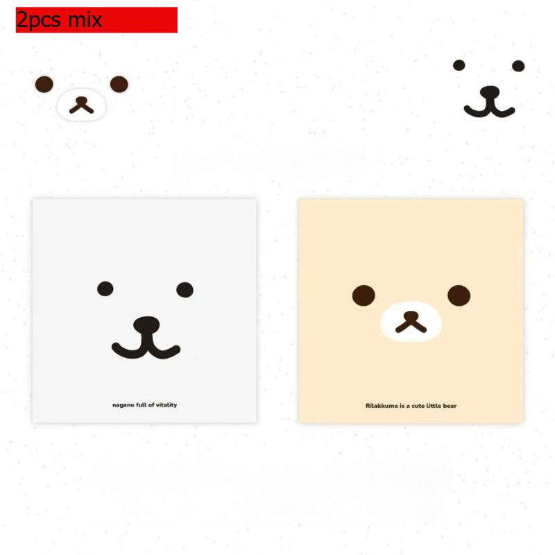 

Gifts high looking creative cartoon bears sticky notes thickened paper non leakable lovely student supplies messages Kawai