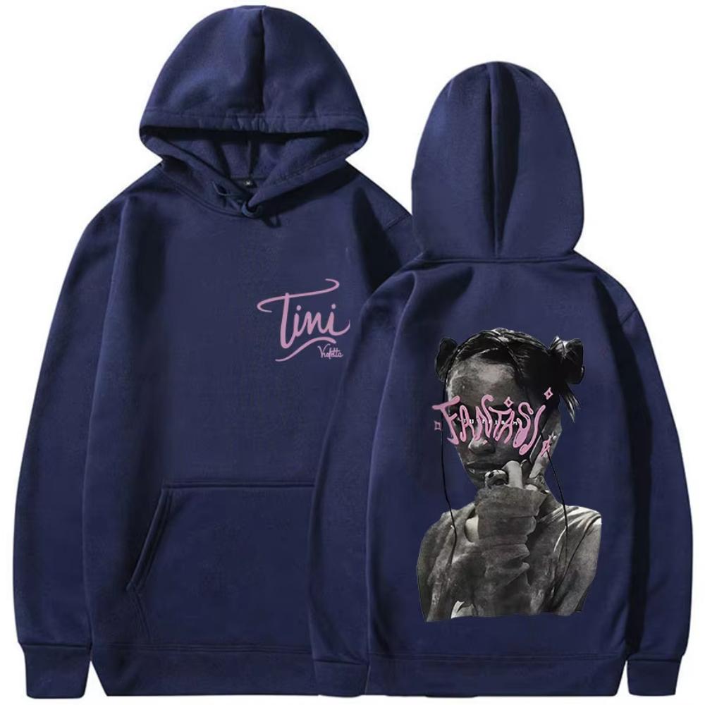 Sängerin TINI STOESSEL Futtura Tour Album Hoodies Unisex Harajuku Ästhetik Stil Sweatshirt Oversized Pullover Kapuzenpullover