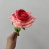 Handmade Sharp-Edged Knitted Wool Rose - Valentine's Day Gift