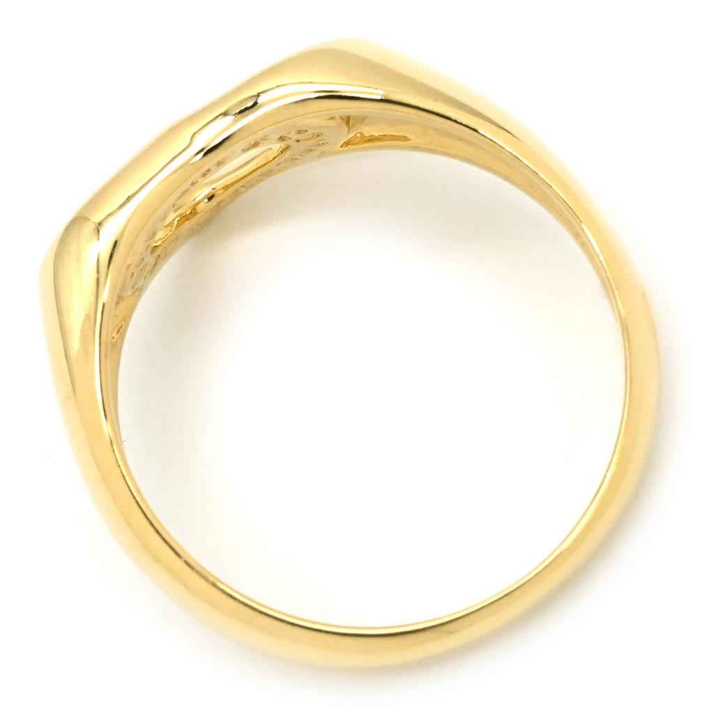 Tiffany & Co - Open heart Open heartRing ring 18K Yellow Gold #9(JP Size) Array