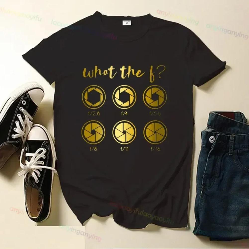 

Все фотографы, пока не Унисекс Футболка с коротким рукавом Принт Уличная одежда Одежда для улицы Графическая футболка Летняя футболка Слоган XXXXXL чёрный