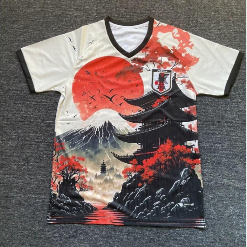 Kurzärmeliges Fußballtrikot inspiriert von der japanischen Nationalmannschaft Anime-Kollaboration Dragon Ball One Piece Naruto