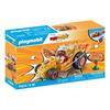 Playmobil 71634 - Pizzaárus kocsi - Visszahúzható motor - 1 figura - 36 kiegészítő - Többszínű