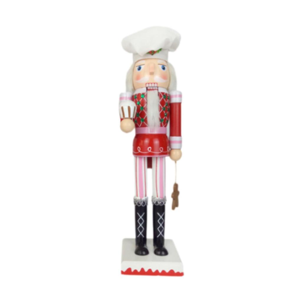 Wooden Nutcracker Ornament Christmas Decor Decorative Remembrance Gift Desktop