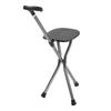 Walking Stick Three Legged Stool Cane Stool Hiking Walking Stick Aluminum Alloy Folding Chair Cane
