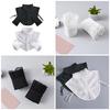 Women Clothes Accessories Wrist Cuffs and Lace Ruffle Half Shirt Fake Collar Set
