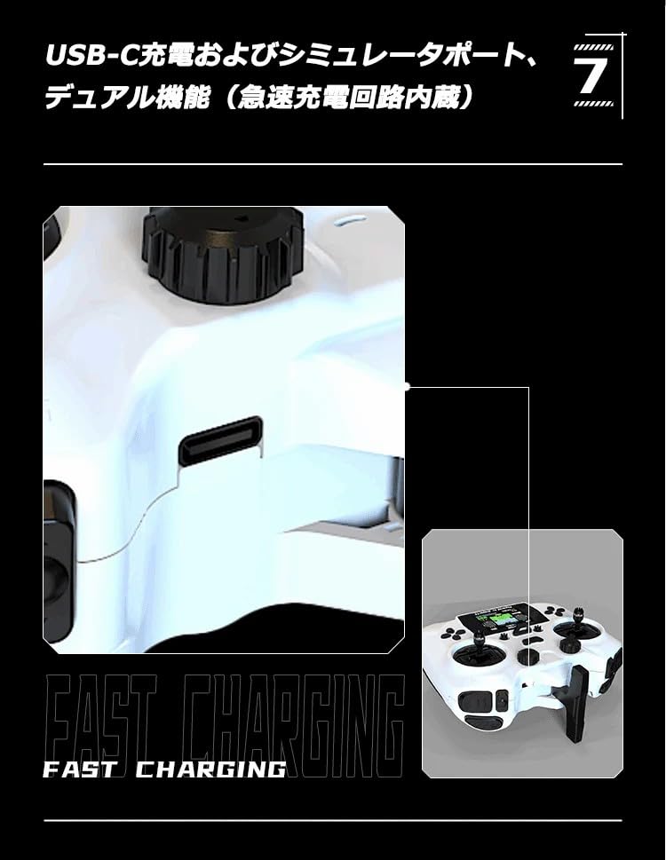 Jumper Smart 100mW ELRS Technical Standards Color Foldable Hall Sensor for Drones 12-Channel 2.4G Transmitter, Approved, 320240 Screen, USB-C