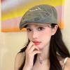 Hat Women's Retro Washed Cowboy Hat Big Head Circumference Showing Face Small Hat Trendy Hat