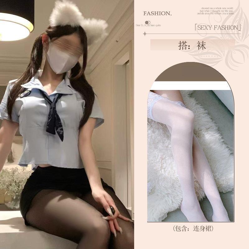 Sexy Lingerie Free Fun Female Abstinence Sexy Pajamas Qn Costume Uniform Cosplay Student Fun