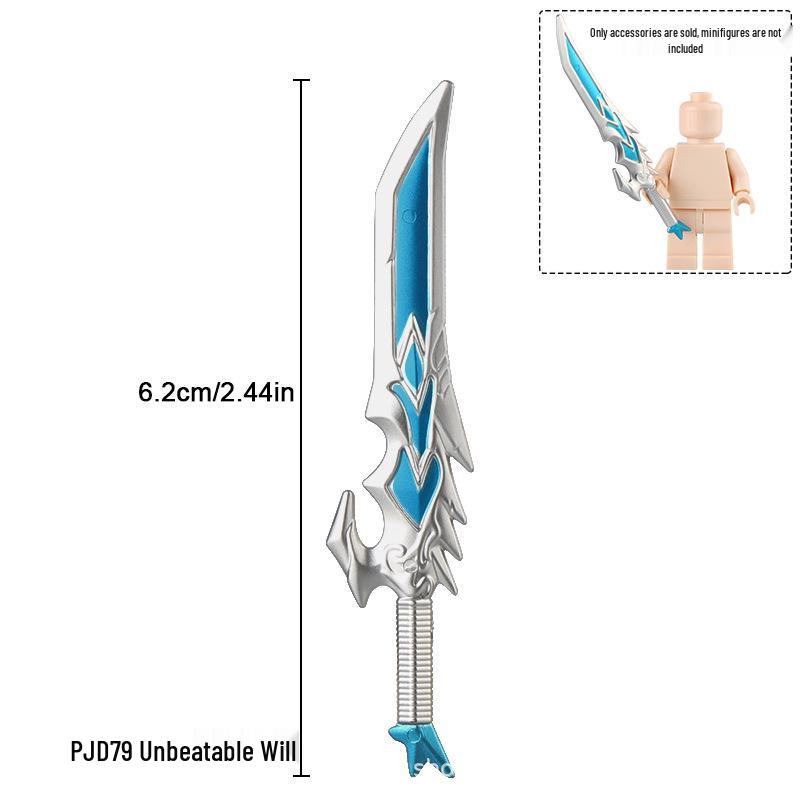 

Warcraft Weapon Accessories: Frostmourne Cloud Song Blade Halberd Assembly Toy PJD76-89-14