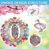 Animal Wind Turbine Outdoor Fan Hanging Decoration Outdoor Courtyard Garden Decoration Mandala 3D Rotating Wind Chime
