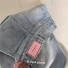 Women's Plus-Size Light High-Waist Wide-Leg Jeans - New 2024 Spring/Autumn Collection