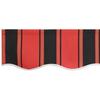 Retractable Awning Orange and Brown 350 X 250 Cm