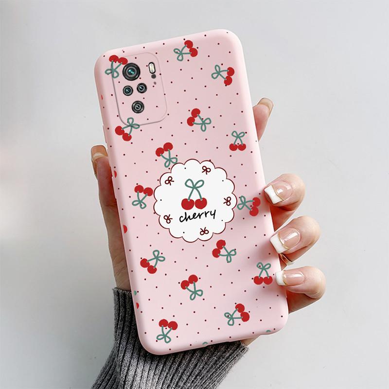 

Coque Cute Cat Fox Phone Case for Xiaomi Redmi Note 10 Pro Max 10S Back Cover Cartoon Funda Note10 S 4G Matte Silicone Soft Case Redmi Note10 Pro 4G