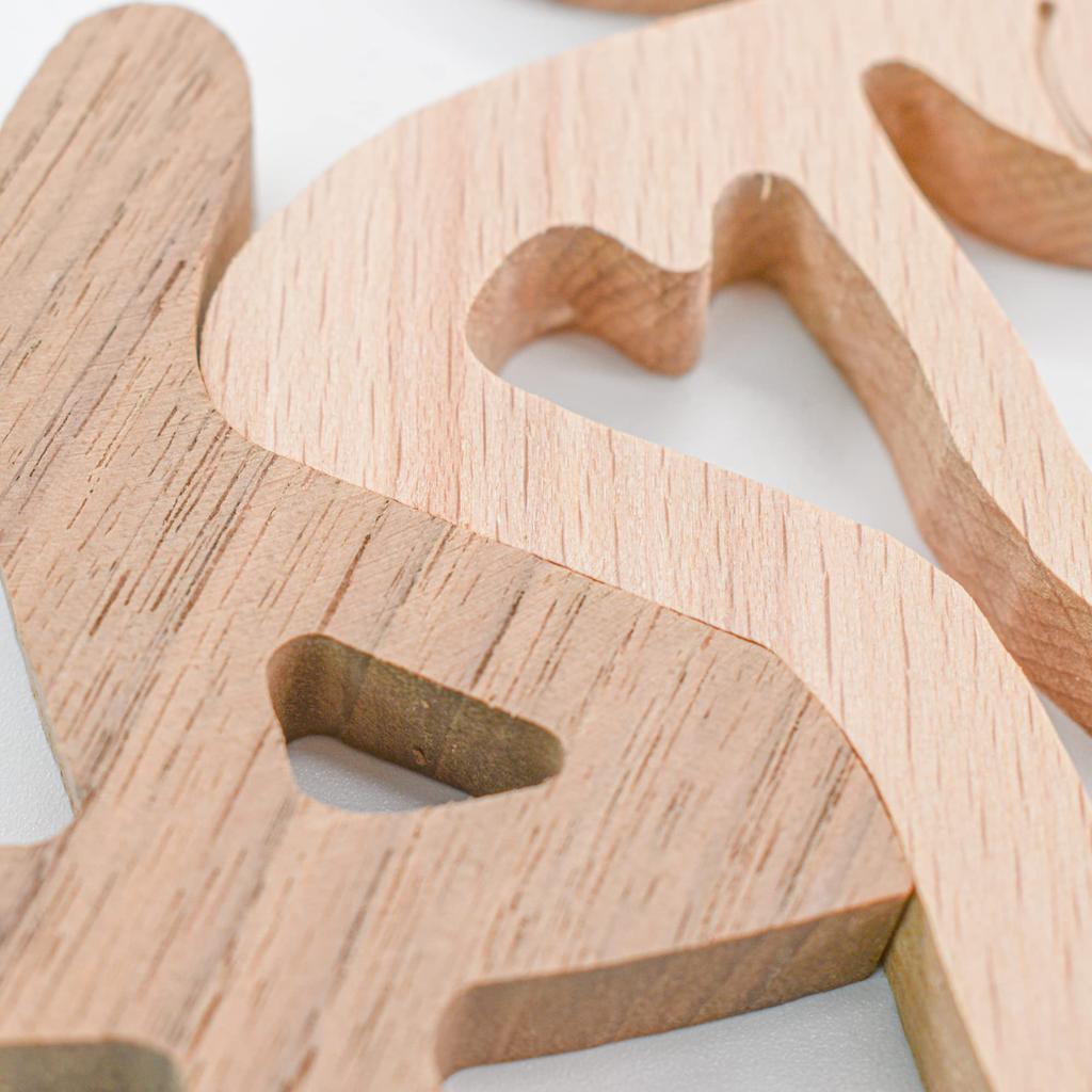 Enkrio Wooden Cat Nordic Home Wood Pet Office Use and Figurine, Sculpture, Style, Decor, Decor, Crafts, Ornament, Lover's Gift, Cute, Women's, (Cat