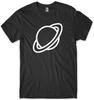 Planet Saturn Funny Mens Unisex T-Shirt