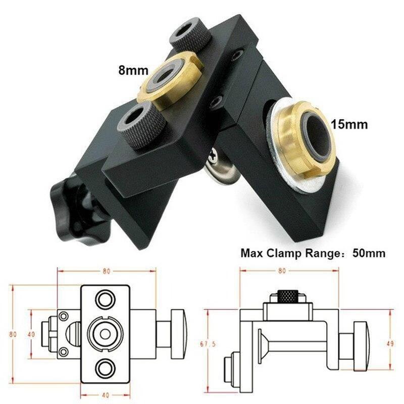 Color : 1 Set WEI-LUONG Screw Multifunction Woodworking Doweling Jig Kit Adjustable Drilling Guide Puncher Locator For Furniture Connecting Carpentry Tools Drill Color : 1 Set WEI-LUONG Screw Multifunction Woodworking Doweling Jig Kit Adjustable Drilling Guide Puncher Locator For Furniture Connecting Carpentry Tools Drill