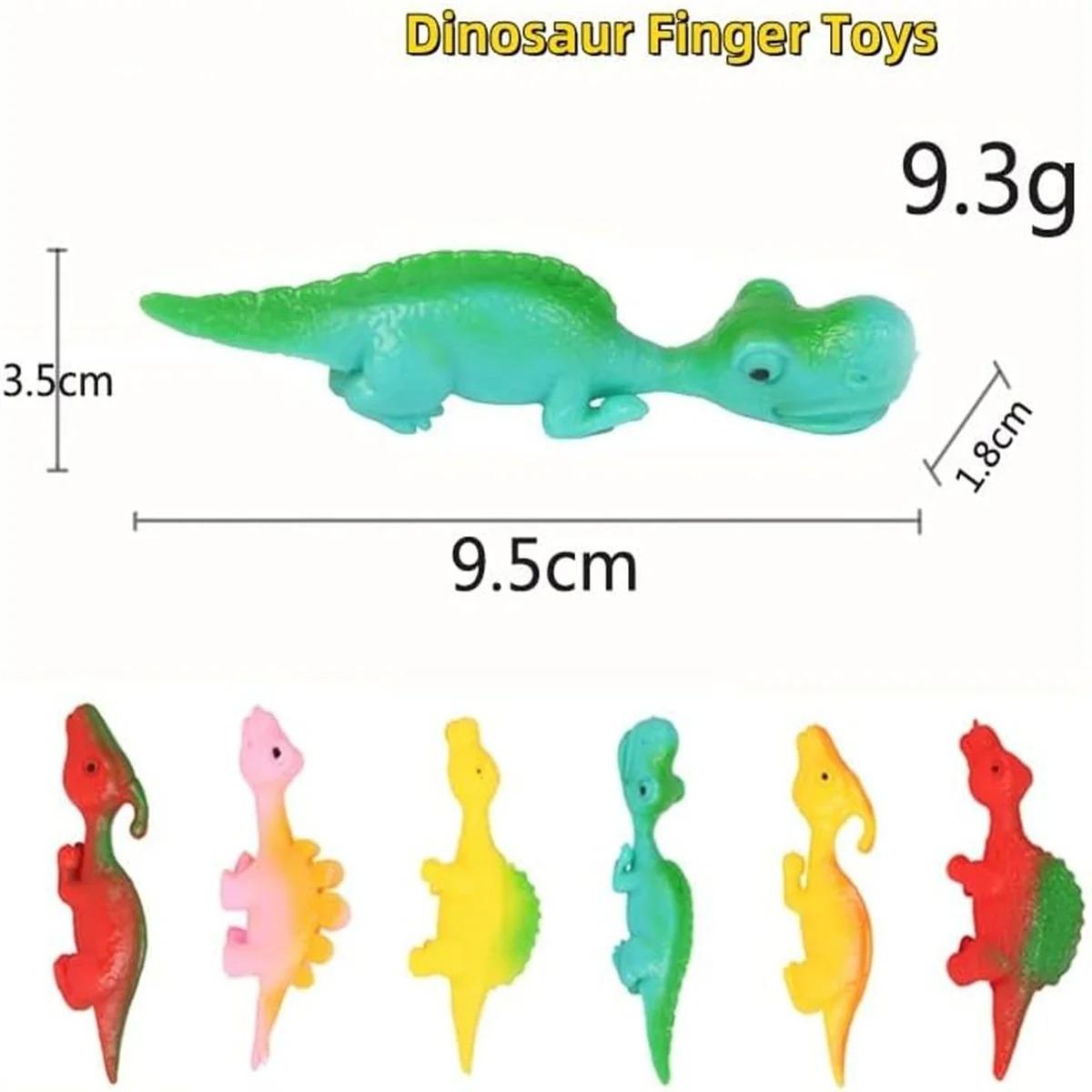 

Toys 5-20Pcs Dinosaur Catapult - Colorful Finger Flick Game for Parties, Baby Showers, Christmas Carnival Giveaways Kids 5Pcs