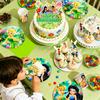 Cartoon Birthday Decors, Cartoon Party Decors & Cartoon Party Tableware - Cartoon Theme Birthday Backdrop Banner Balloon Plate Tablecloth