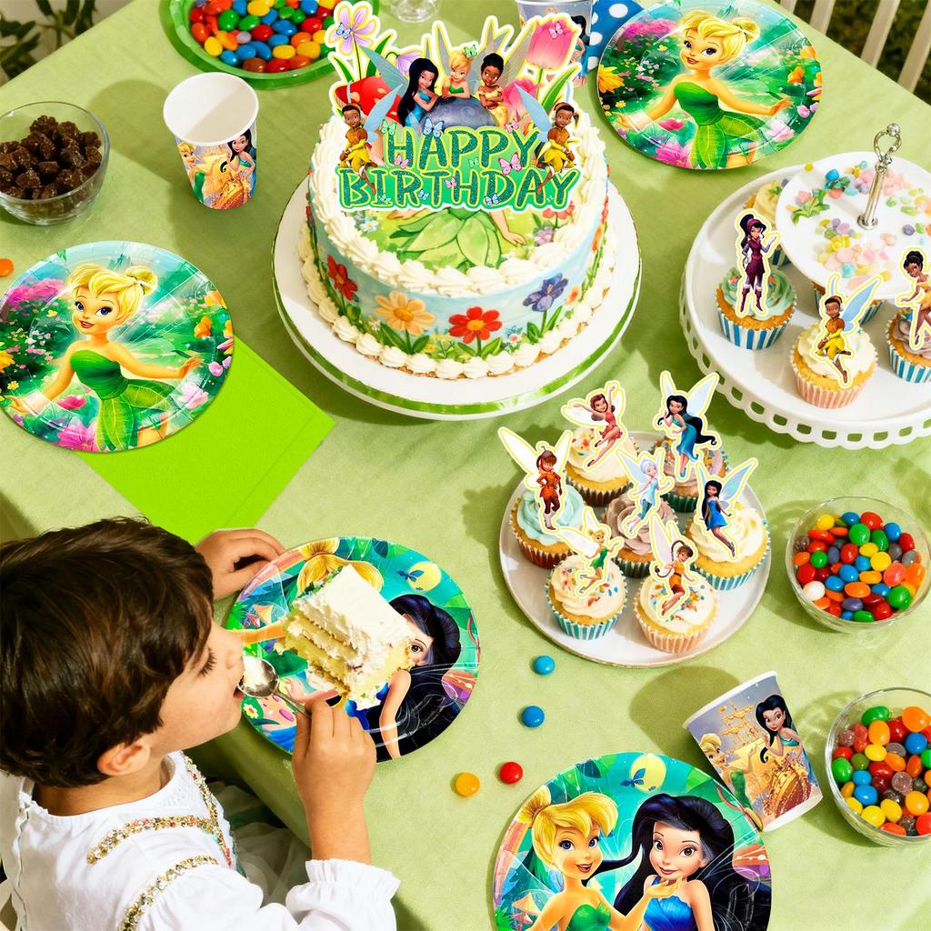 Cartoon Birthday Decors, Cartoon Party Decors & Cartoon Party Tableware - Cartoon Theme Birthday Backdrop Banner Balloon Plate Tablecloth
