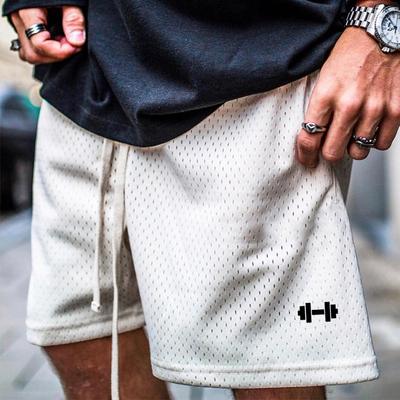 Muscleguys Summer Running Shorts Mens Sports Jogging Fitness Shorts Mesh Quick Dry Gym Bodybuilding Sport Shorts Basketball Short Pants