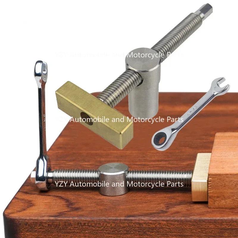 Workbench Desktop Quick Fixture 19/20MM Hole Adjustable Fast Fixed Clip Stop Dog Woodworking Benches Carpentry Clamp Tool