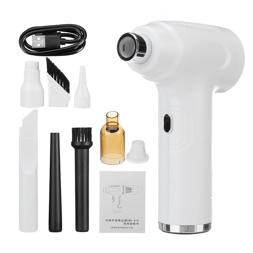 60W 11.1V 50000RPM 6000mah Cordless Air Duster Compressed Air Blower For Computer Keyboard Laptop Camera Rechargeable Cleaning Tool 3 In1