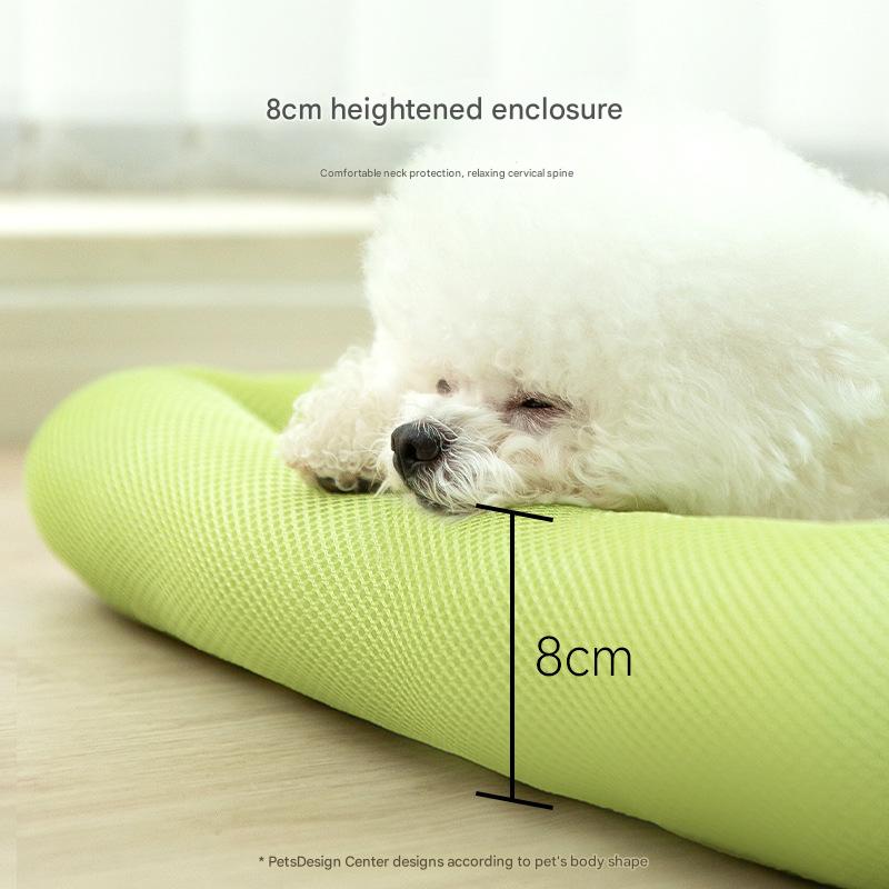 Sommer Kühlendes Haustierbett Hundematte Kissen Kühle Hunde Schlafmatte Katzenbett Sofa Kühlmatte für Hund Katze Sauberes Hundebett Haustierbedarf