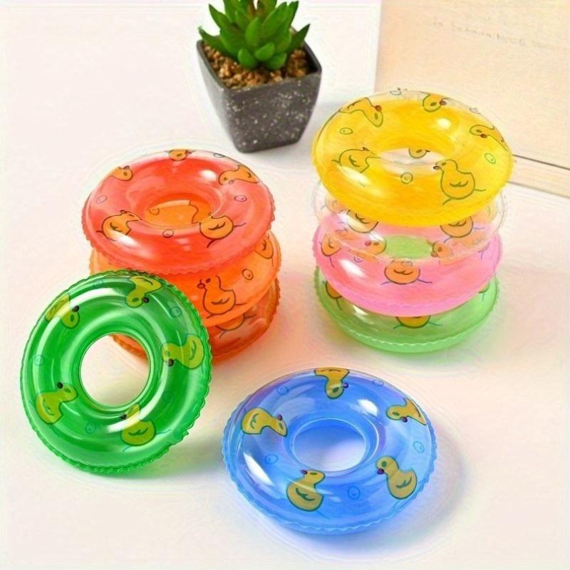5pcs Mini Swimming Rings in Various Color,Model House Swimming Ring,Miniature Craft Furniture Swimming RingDollhouse Accessories