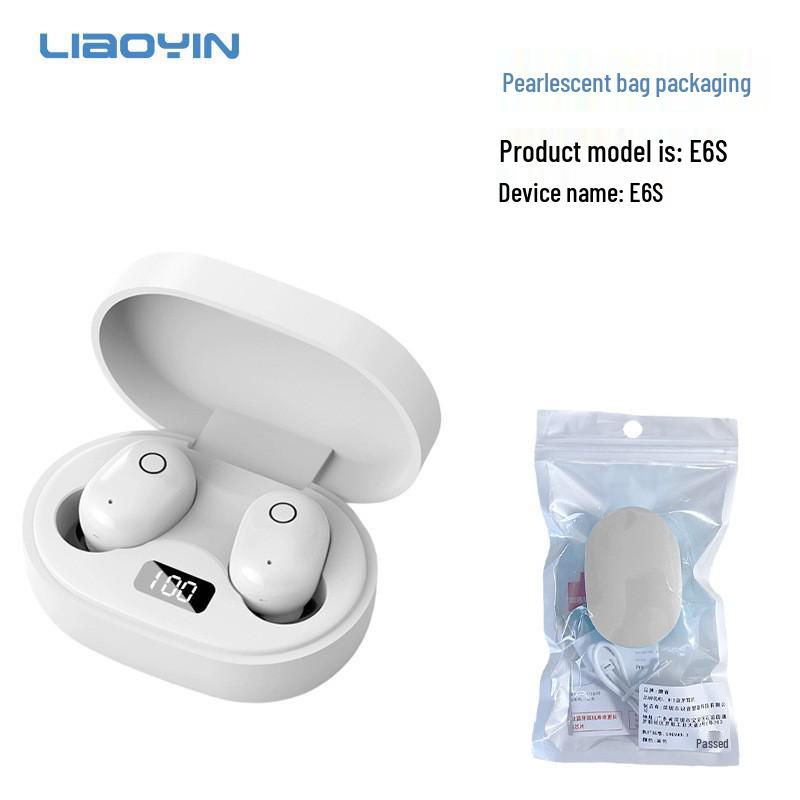 2024 New Mini Bluetooth Earphones with Long Battery Life, Noise Cancelling, and Cute Design