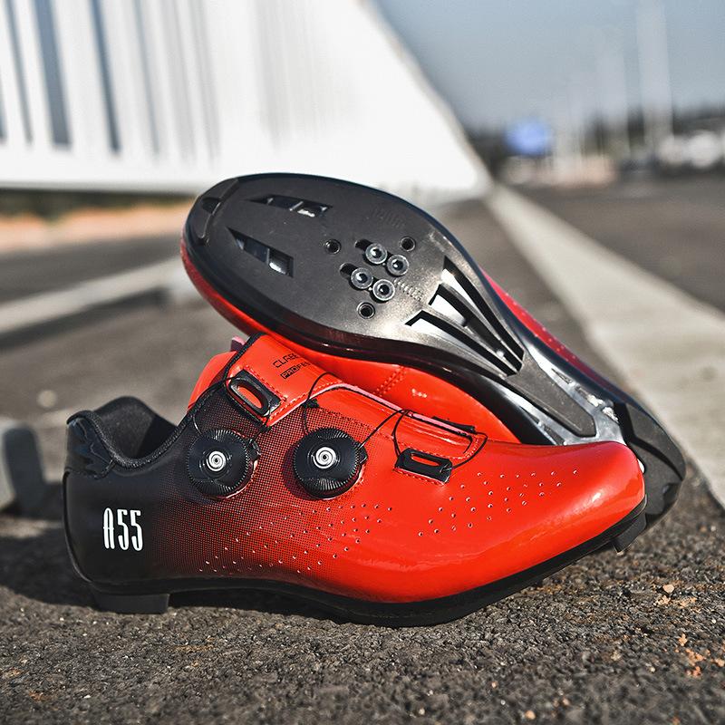 Pantofi de ciclism pentru bărbați, pantofi de ciclism rutier, cu blocare, pentru biciclete de munte, cu fund rigid, de vară pentru femei