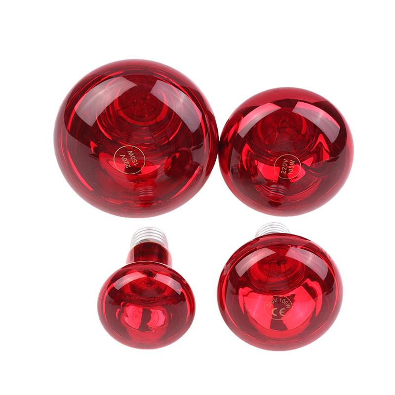 60W/100W/150W Multi Functional Near Infrared Red Heat Lamp Bulb Fit Standard E27 Socket Relieve Pain Optimal Therapy For Body