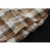Autumn Japanese and Korean Single-breasted Plaid Brushed Long-sleeved Shirt Women's Casual Large Size Casual Hooded Shirt