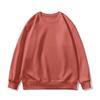 Sudadera con capucha de color liso, forrada de forro polar antipelusas, para Otoño/Invierno 2023, para Hombre y Mujer - Holgada, Cuello Redondo