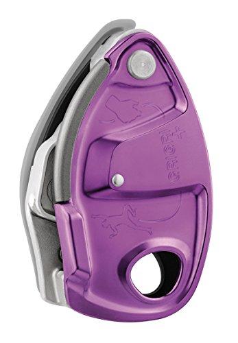 PETZL GRIGRI+ Descender, One Size, Purple