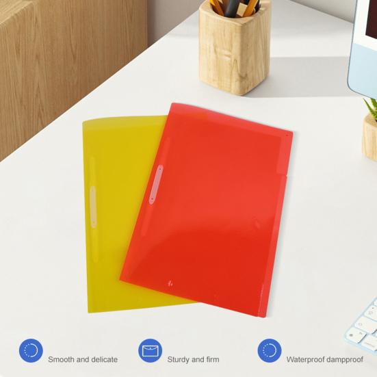 12 шт Пластиковые папки для файлов Прозрачный органайзер для документов с зажимом Бумажные папки Карманы для офисных и школьных принадлежностей A4 1809₽