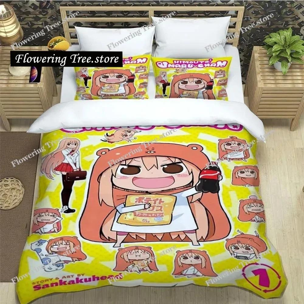 H-Himouto! Pościel z Umaru-chan Poszewki na kołdrę Pościel Pościel do akademika Komplet pościeli Miękki ciepły komplet pościeli