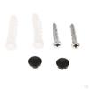 Wall-Mounted Hair Dryer Holder Comb Brush Organizer Cup Rack
