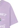 Skechers Fashion Casual Comfortable Versatile Short Sleeve Drop Shoulder T-Shirt Women Tops Lavender L225W185-00KC