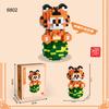 Non-Toxic Twelve Chinese Zodiac Signs Animals Toys Micro Building Blocks Models Toys For Kids Birthday Gifts Desk Ornaments
