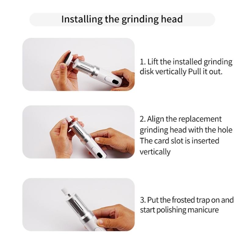 Rechargeable Two Head Callus Remover With Glass Abrasive Heads And Digital Display