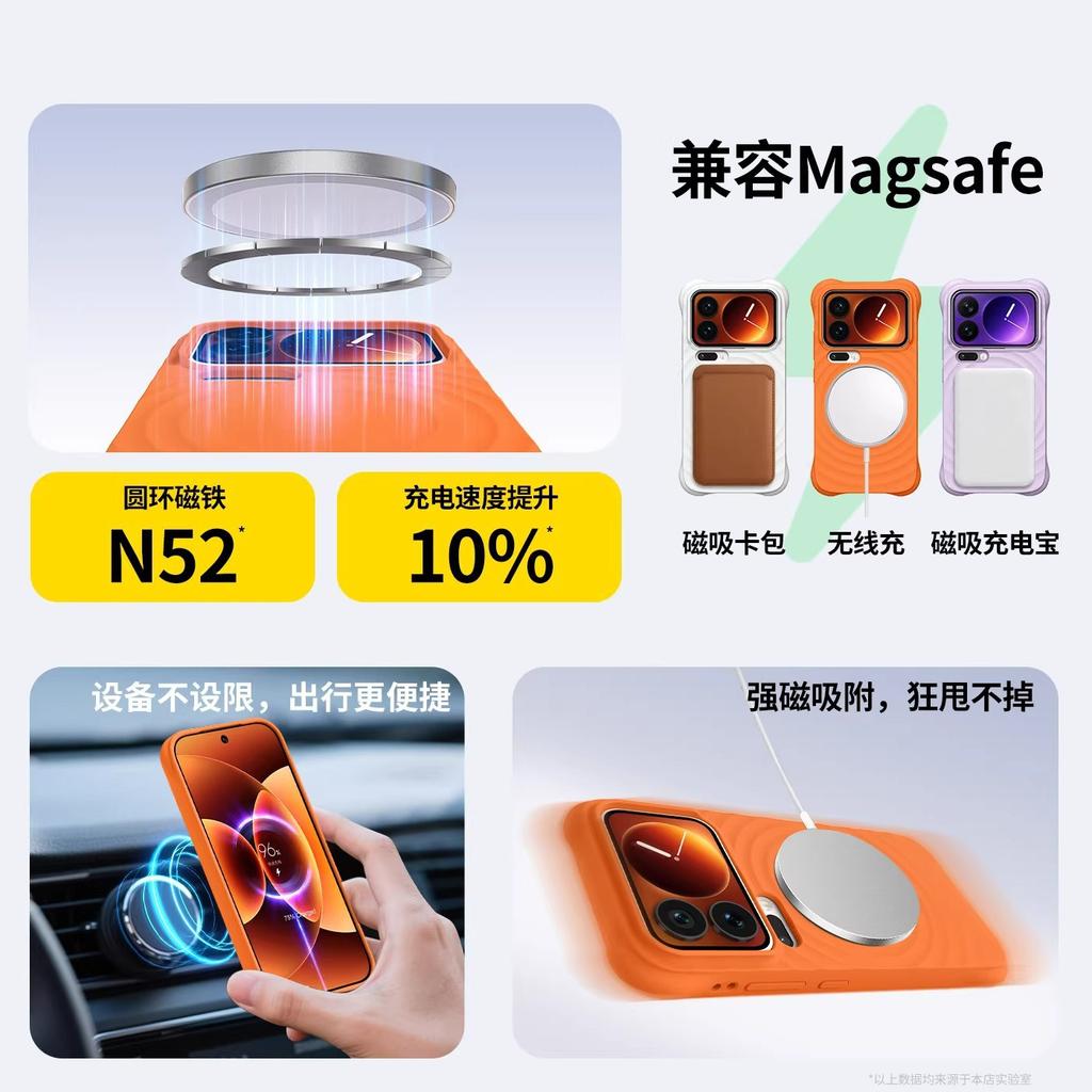 Applicable To Xiaomi 11 ProMax Mobile Phone Case Ripple Liquid Silicone Magnetic Suction Xiaomi 11 Four-corner Airbag Anti-drop Hard Cover