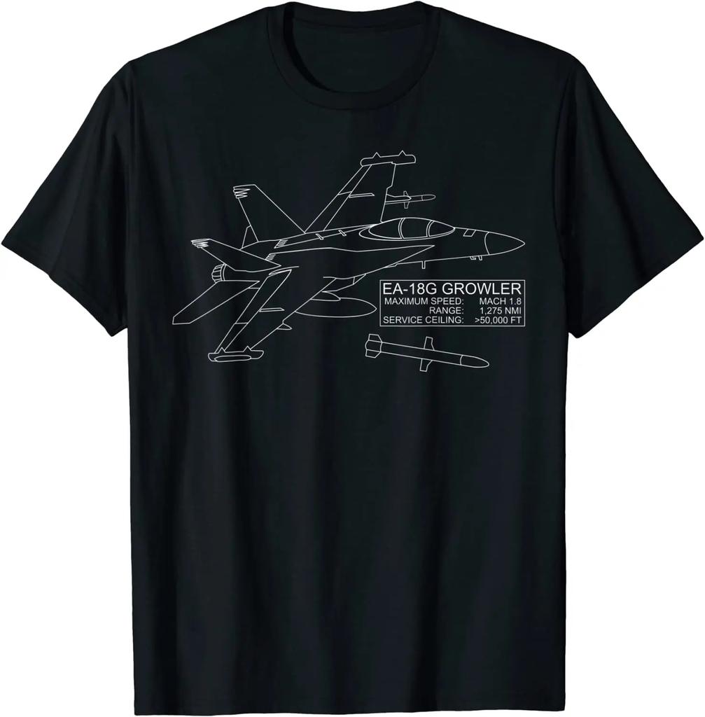 EA18G Growler Blueprint T-shirt