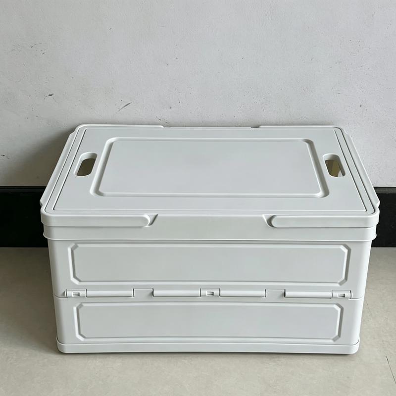 Household Folding Storage Box with Plastic Lid