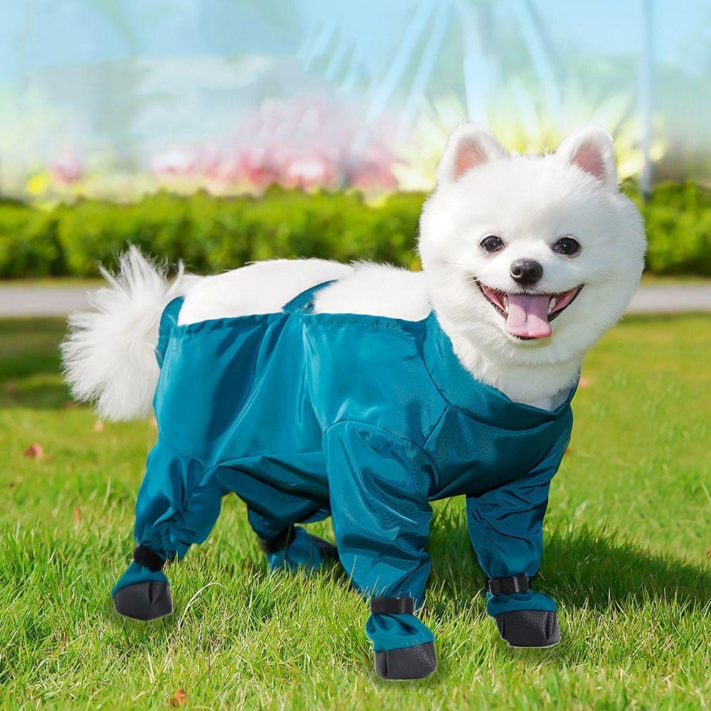 Wasserdichte Vollabdeckung Hundestiefel Schmutzabweisende Hunde-Hosenträgerstiefel Für Kleine Große Hunde
