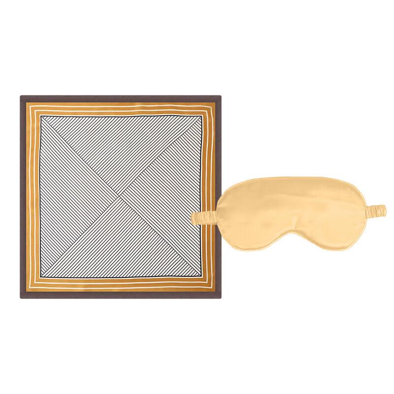 Aisiyalan Modern Square Scarf & Eye Mask Set